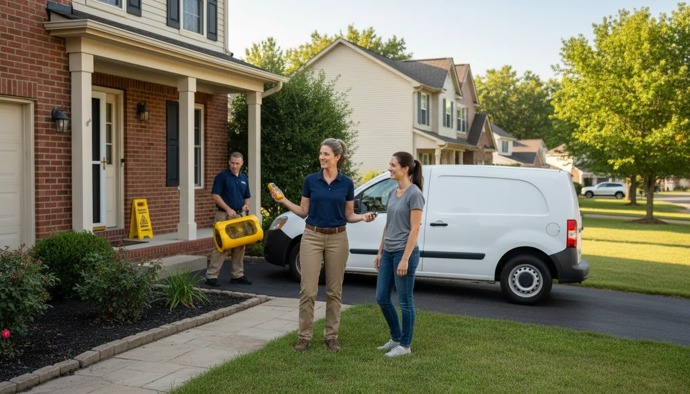 Water restoration image for Home Water Damage Repair in Hansford, WV